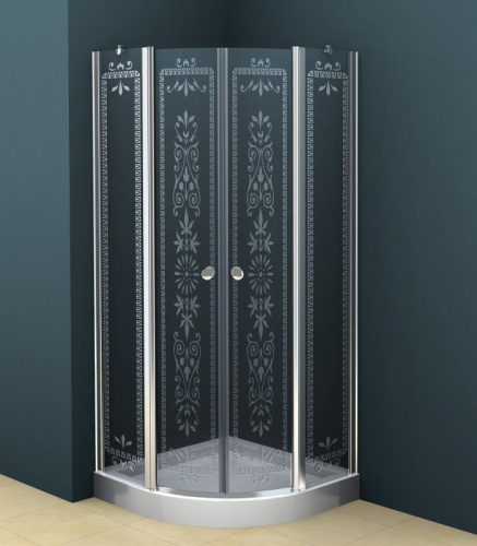 Душевой уголок CEZARES ROYAL PALACE-R-2 Условный размер, мм: 900x900x1950 Габариты с регулировками, мм:(880-900)x(880-900)x1950 шир. входа, мм:720