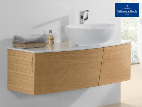 Тумба под раковину Villeroy&Boch Aveo, A845 GFGF, ярко-белый лак