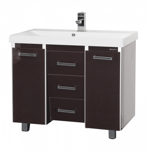 Джулия Qvatro - 120 с 3-мя ящиками коричневая Л-Джк01120-1410Ко3