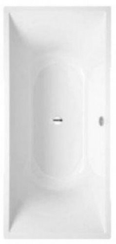 Квариловая ванна Villeroy&Boch La Belle 180 x 80 см UBQ180LAB2PDT1V-01 с черной панелью