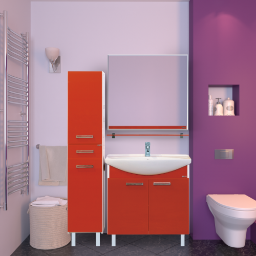 Джулия 85 тумба прямая красная Л-Джу01085-0410Пр