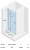Душевая дверь в нишу Riho Polar P104 100 x 200 см Душевая дверь в нишу Riho Polar P104 100 x 200 см