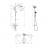 27224000 Croma 220 Showerpipe Reno, поворотный держатель 400 мм, ½’ 27224000 Croma 220 Showerpipe Reno, поворотный держатель 400 мм, ½’
