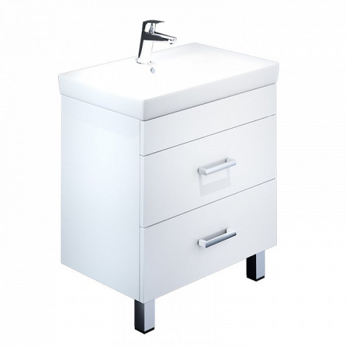Тумба с раковиной IDDIS Custo 70 напольная белая (CUS70W0i95K)