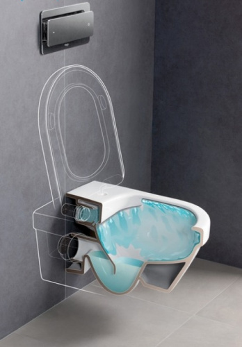 Унитаз Villeroy&Boch Architectura DirectFlush 5684 R001 подвесной, безободковый