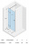 Душевая дверь в проем Riho Scandic Mistral M-104 GX007020L 100 см, левая Душевая дверь в проем Riho Scandic Mistral M-104 GX007020L 100 см, левая