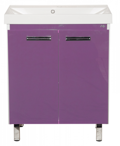 Джулия QVATRO - 75 Тумба прямая сиреневая Л-Джк01075-1510Пр