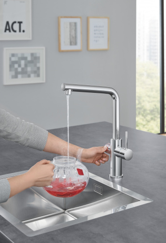 Смеситель Grohe Red II Duo 30327001 для кухонной мойки, с водонагревателем