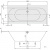 Ванна квариловая Villeroy&Boch Oberon 2.0 180x80 см UBQ180OBR2DV-01 Ванна квариловая Villeroy&Boch Oberon 2.0 180x80 см UBQ180OBR2DV-01