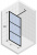 Неподвижная стенка Riho Grid GB400, GB4120000, 120 х 200 см Неподвижная стенка Riho Grid GB400, GB4120000, 120 х 200 см