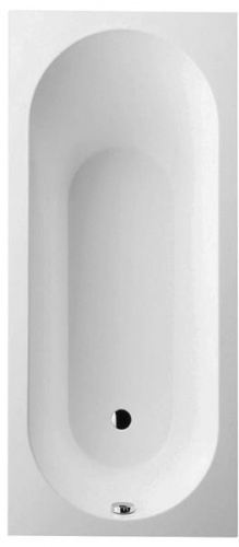 Ванна Villeroy&Boch Oberon UBQ160OBE2V-01, 160x75 см, Quaryl®, alpin без отверстия и перелива