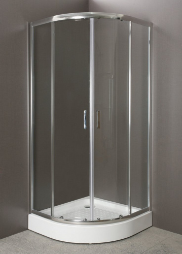 Душевой уголок BELBAGNO UNO-R-2 прозрачное условный размер, мм:900x900x1850 габариты с диапазоном регулировок, мм:(885-900)x(885-900) Шир. вх., мм:500
