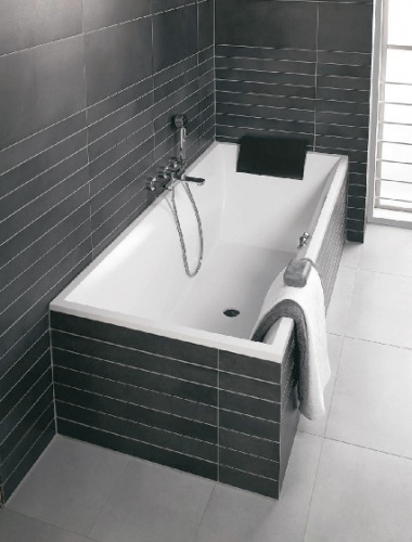 Ванна Villeroy&Boch Squaro Edge 12 170x75 Duo UBQ170SQE2DV-01, Quaryl®