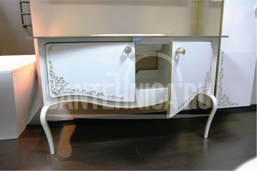 Комплект мебели Villeroy&Boch Amadea Royal: Тумба 35-0298111 с раковиной 41-038902, цвет-белый