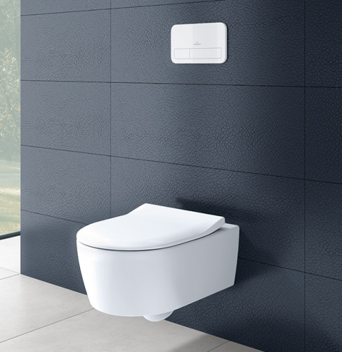 Унитаз Villeroy&Boch Avento 5656 HR01 с крышкой-сиденьем Soft-Close, альпийский белый
