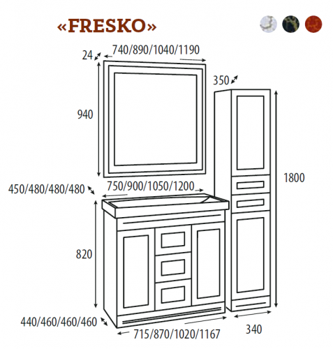 Fresko 90 краколет красная Л-Фре01090-04173Я