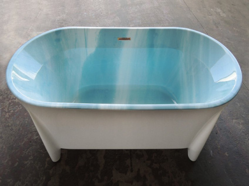 Ванна акриловая BelBagno BB40-1700 170x80 см, морская волна