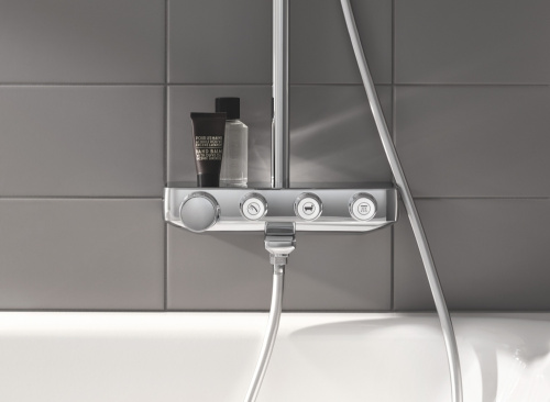 Душевая система с термостатом Grohe Euphoria SmartControl 260 Mono 26510000, излив для ванны