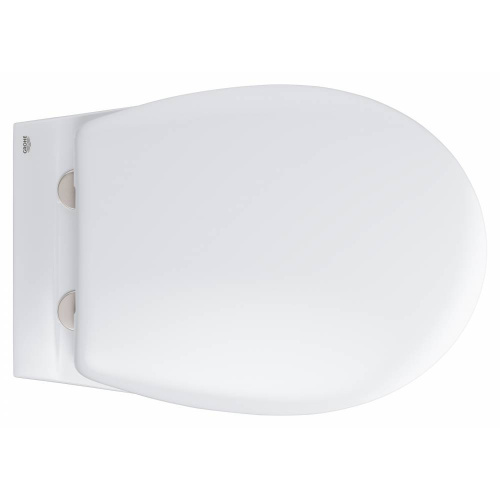 Унитаз подвесной Grohe Bau Ceramic 39351000, безободковый, крышка микролифт