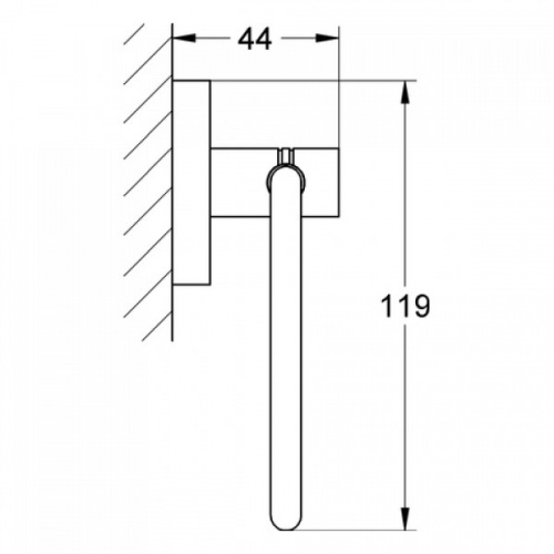 Бумагодержатель Grohe Essentials 40689001