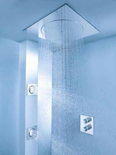 Верхний душ Grohe Rainshower F-series 27271KSO, черный бархат