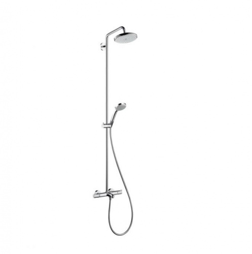 27223000 Croma 220 Showerpipe для ванны, поворотный держатель 400 мм, ½’