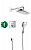 Душевой набор Hansgrohe 27296000 Raindance Select E / ShowerSelect