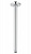 Кронштейн душевой Grohe Rainshower 28497000, хром, 292 мм