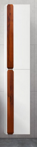 BELBAGNO AURORA-1600 Шкаф подвесной, с двумя распаш. двер. с доводч., две полки внутри,лев., 1600x330x300 Bianco Opaco наклад. ручки отдельно