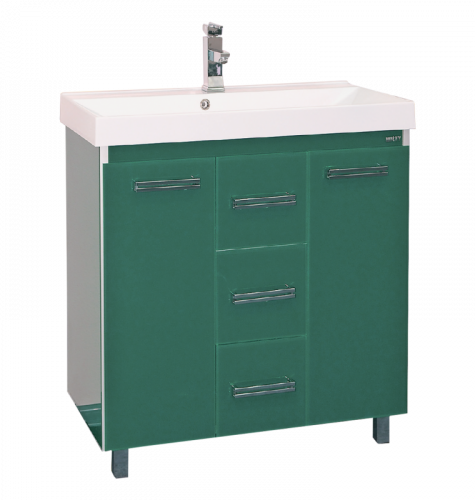 Джулия Qvatro - 75 с 3-мя ящиками зеленая Л-Джк01075-0810Пр3Я