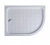 Акриловый поддон CEZARES TRAY-A-RH-15-W, размер, мм: 1200/1000, прямоугольный ассиметричный, радиус: 550