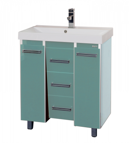 Джулия Qvatro - 75 с 3-мя ящиками голубая Л-Джк01075-0610Ко3