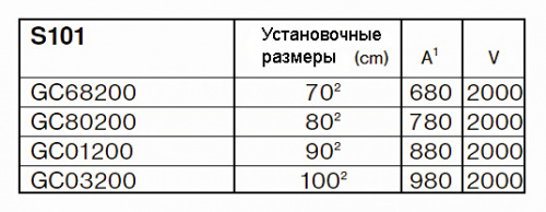 Душевая дверь в проем Riho Scandic S-101 GC01200 90*200 см