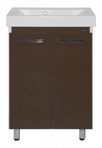 Джулия QVATRO - 60 Тумба прямая коричневая Л-Джк01060-1410Пр