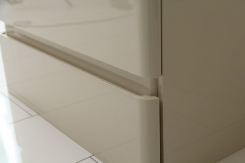 Шкаф подвесной BELBAGNO ANCONA-N-1500-2A-SC две распашные двери с доводчиками, с двумя полками, левосторонний Tortora Lucido 
