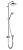 27224000 Croma 220 Showerpipe Reno, поворотный держатель 400 мм, ½’