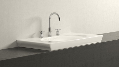 Смеситель Grohe Atrio 20008 000 для раковины на 3 отв., керамические вентили