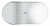 Верхний душ Grohe Rainshower oval 27471000 Верхний душ Grohe Rainshower oval 27471000
