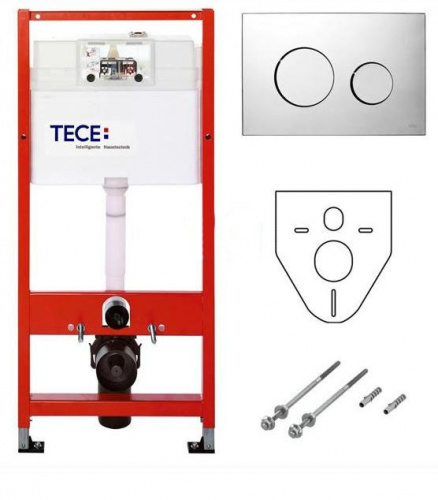 Инсталляция TECE TECEbase K440921 (К400626) с кнопкой, для унитаза