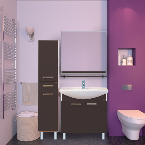 Джулия 85 тумба прямая коричневая Л-Джу01085-1410Пр