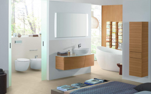 Тумба под раковину Villeroy&Boch Aveo A845 GFGT темный дуб