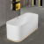 Квариловая ванна Villeroy&Boch Finion 170 x 70 см UBQ177FIN7A200V101, фурнитура шампань