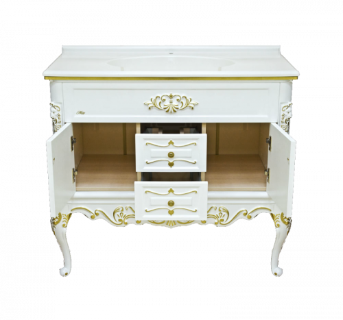 Bianco 80 с 2-мя ящиками бежевая сусальное золото Л-Бья01080-3812Я
