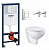 Инсталляция Grohe Solido Compact 39586000 с безободковым унитазом, сиденье микролифт, комплект