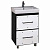 Гранд Lux 60 прямая бело-черная Cristallo Л-Грл01060-239ПрКс