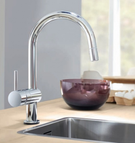 Смеситель Grohe Minta Touch 31358DC0 для кухни, суперсталь