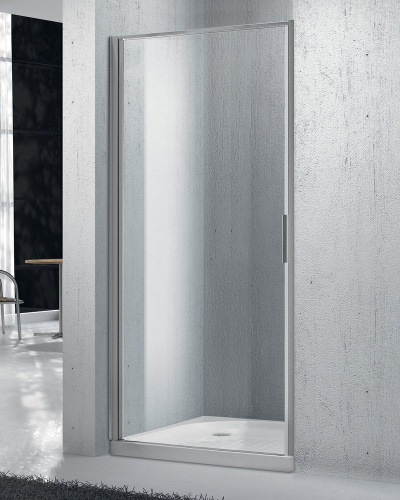 Душевая дверь в нишу BELBAGNO SELA-B-1 шиншила условный размер, мм:800x1900 габариты с диапазоном регулировок, мм:780-820 Ширина входа, мм:675