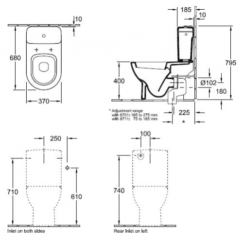 Унитаз Villeroy&Boch Subway 6610 10R1