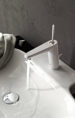 Смеситель Grohe Eurodisk Joystick, M-Size 23427 LS0, для раковины со сливным гарнитуром