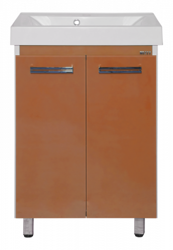 Джулия QVATRO - 60 Тумба прямая оранжевая Л-Джк01060-1310Пр